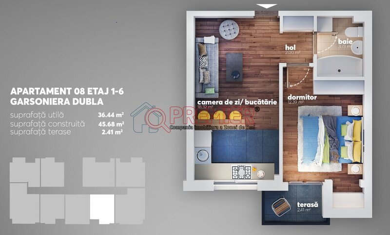 Metrou Aparatorii Patriei, oferta, studio.